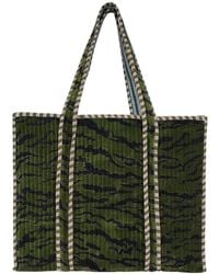 Conscious Yoga Collective - The Tiger Velvet Tote - Lyst