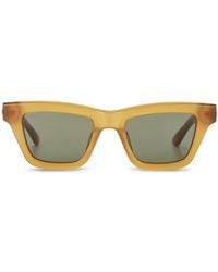 The Avantguard - Yarrow Caramel Wayfarer Sunglasses - Lyst