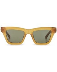 The Avantguard - Yarrow Caramel Wayfarer Sunglasses - Lyst