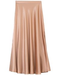 Bel Cashmere - Victoria Silk Skirt - Lyst
