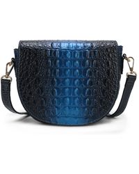 Mkf Collection - J'omor - Amalia Croc-Embossed Crossbody Bag - Lyst