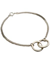 Posh Totty Designs - Sterling Interlinking Hoops Bracelet - Lyst