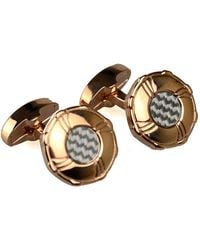 DAVID WEJ - Octagon Metal Cufflinks – - Lyst