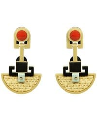 Gissa Bicalho - Handmade Acrylic Earrings Ita Kahki - Lyst