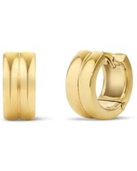 Dinny Hall - Iceni Warrior Huggie Hoops - Lyst