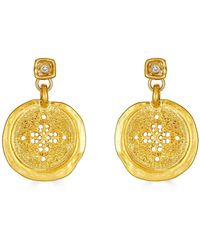 Loni Paul Jewelry - Filagree Coin Earring - Lyst