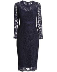 Rumour London - Chiara Long Sleeve Lace Dress - Lyst