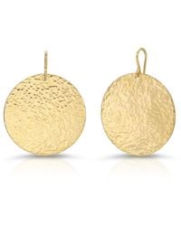 Heather Hawkins Jewelry - Large Hammered Disc Earrings Goldfilled - Lyst