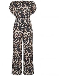 Atom Label - Neutrals Carbon Jumpsuit - Lyst
