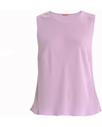 Lalipop Design - Layered Chiffon Lilac Blouse - Lyst