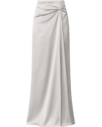 NAZLI CEREN - Corinne Satin Skirt - Lyst