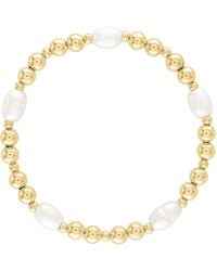 Olivia Le - La Perla 14K Filled Pearl Bracelet - Lyst