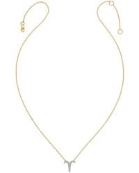Heather Hawkins Jewelry - Horoscope Zodiac Aries Ram Symbol Fine Diamond Fourteen Karat Necklace - Lyst
