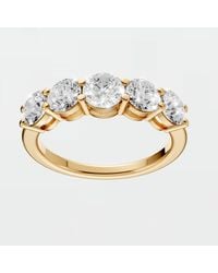 Aya Fine Jewelry - 1.76 Tcw Emerald Cut Lab Diamond Halo Ring - Lyst