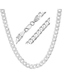 Kylie Harper - Thick/Heavy 5.75Mm Italian Sterling Miami Cuban Curb Chain Necklace - Lyst