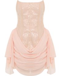 Tuba Ergin - Adisson Mini Corset Dress - Lyst