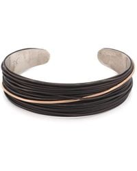 Ebru Jewelry - Handcrafted Sterling & Leather Cuff Bracelet - Lyst