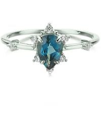 Azura Jewelry New York - Gaia London Topaz Ring Vermeil - Lyst