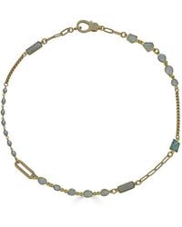 Loni Paul Jewelry - Moonstone, Aquamarine & Pearl Short Necklace - Lyst