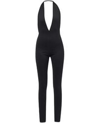 LIA ARAM - Halterneck Jumpsuit - Lyst