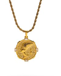 Ebru Jewelry - Queen Nefertiti Medallion Necklace - Lyst