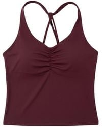 Raae Uk - Burgundy Sculpt Scrunch Top - Lyst