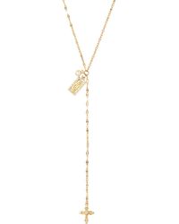 Alexie of Athens - Collected Charms Cross Lariat - Lyst