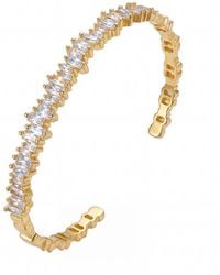 LÁTELITA London - Baguette Ice Cuff Bangle - Lyst