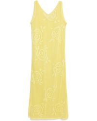 Peraluna - Honeymoon Openwork Knit Beach Dress - Lyst