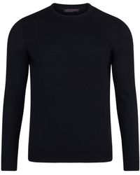 Paul James Knitwear - Extra Fine Merino Wool Calington Crew Neck Jumper - Lyst