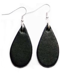 N'damus London - Auricle Leather Earrings - Lyst