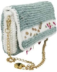 Hilo De Mar - Feito A Hand Knitted Bag With Charms - Lyst