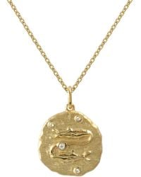 Hye Jane Jewelry - Pisces Zodiac Necklace - Lyst