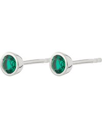 Lily Charmed - May Birthstone Earrings - Lyst