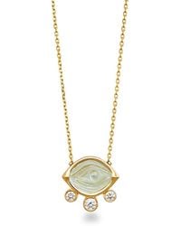 Myrto Katramadou Jewellery - Aegean Eye – Amethyst Mini Necklace - Lyst