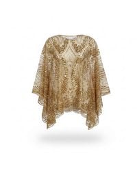 NALÈ - Beaded Embellished Cape Top - Lyst
