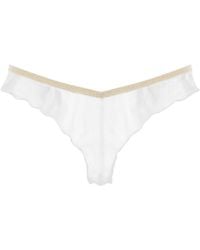 SAETA Paris - Neutrals Silk Hipster Brief - Lyst