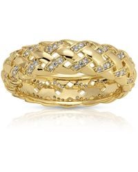 Native Gem - Raffia Sparkle Ring - Lyst