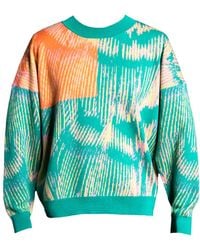 Essien & Emre - Alatus Merino Wool Knitted Pattern Jumper - Lyst
