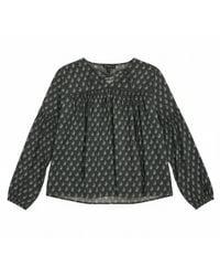 LAtelier London - Cotton Ditsy Paisley Boho Blouse - Lyst