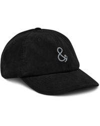Anchor and Crew - Ampersand Signature Embroidered Corduroy Cap - Lyst