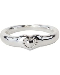 NASI SILVER - Falling Into You Ring - Lyst