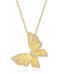 Ormiro - Butterfly Reverie Vermeil Necklace - Lyst