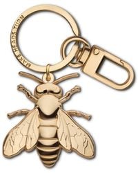 Make Heads Turn - Golden Metal Keychain & Bag Charm Golden Bee - Lyst