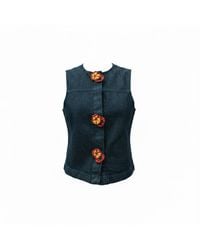 Up-fuse - Denim Vest - Lyst