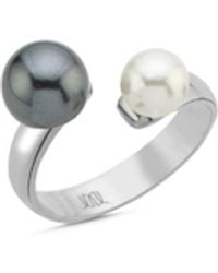 LINYA JEWELLERY - Nera Pearl Ring - Lyst