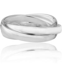 Auree - Knightsbridge Classic Sterling Russian Wedding Ring - Lyst