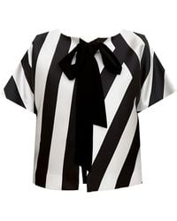 Maxjenny - Cropped Jacket With Bow - Lyst