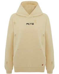 Pcfg - Neutrals Destroyed Hoodie - Lyst
