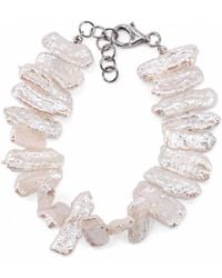 Mineralgems•Studio - Baroque Pearl Bracelet - Lyst